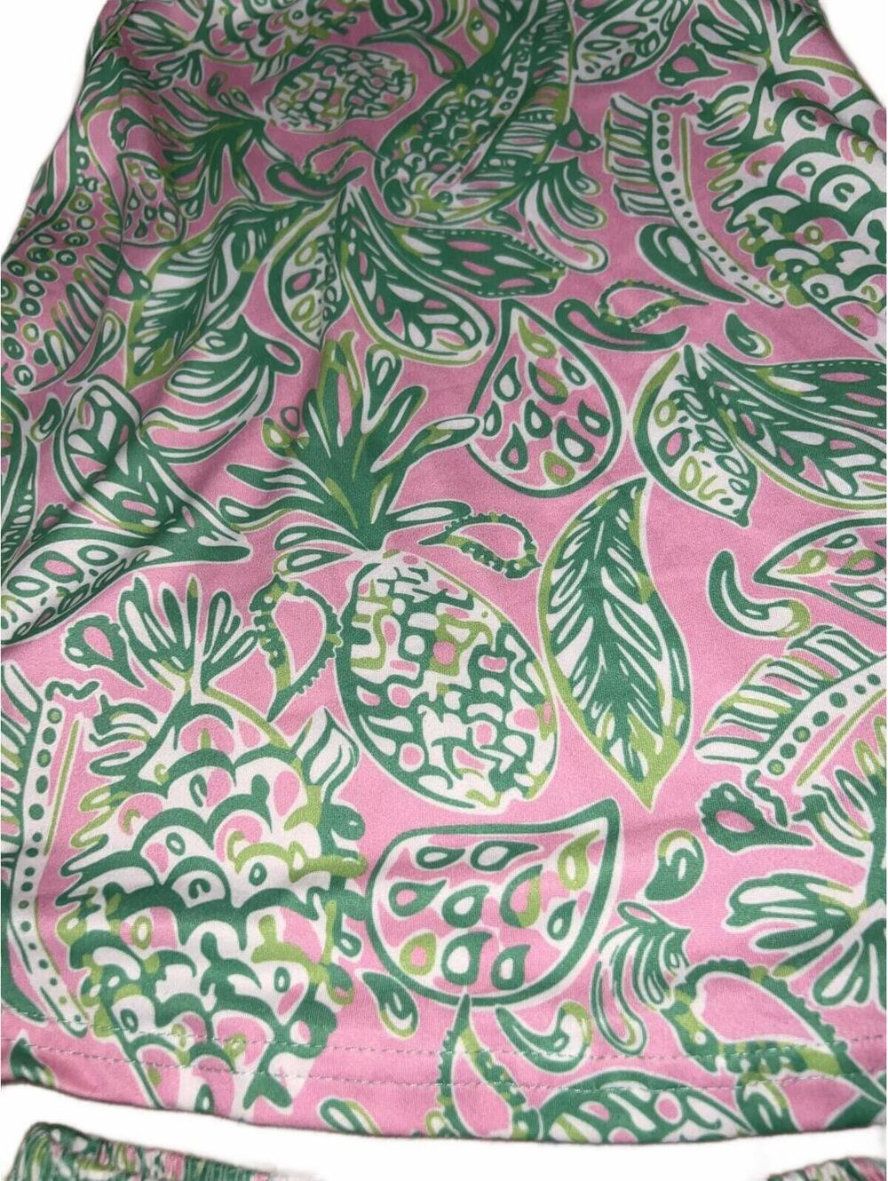 Toddler Girls Pineapple Print Dress and Bloomers Set Size 3T - Picture 2 of 4